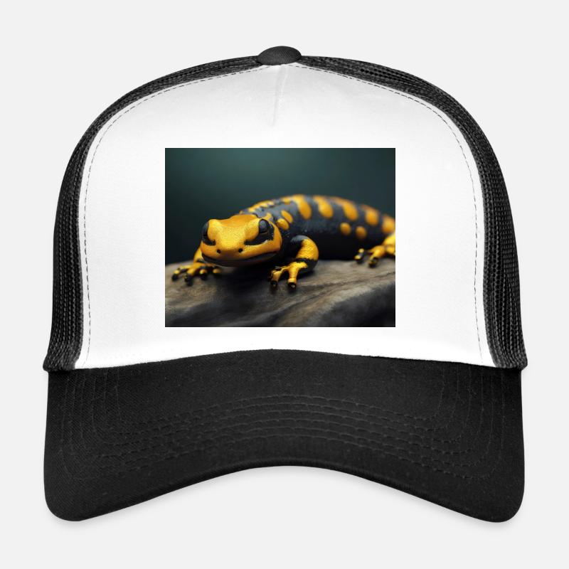 Animaux mignons en hibernation – salamandre de feu Casquette trucker 