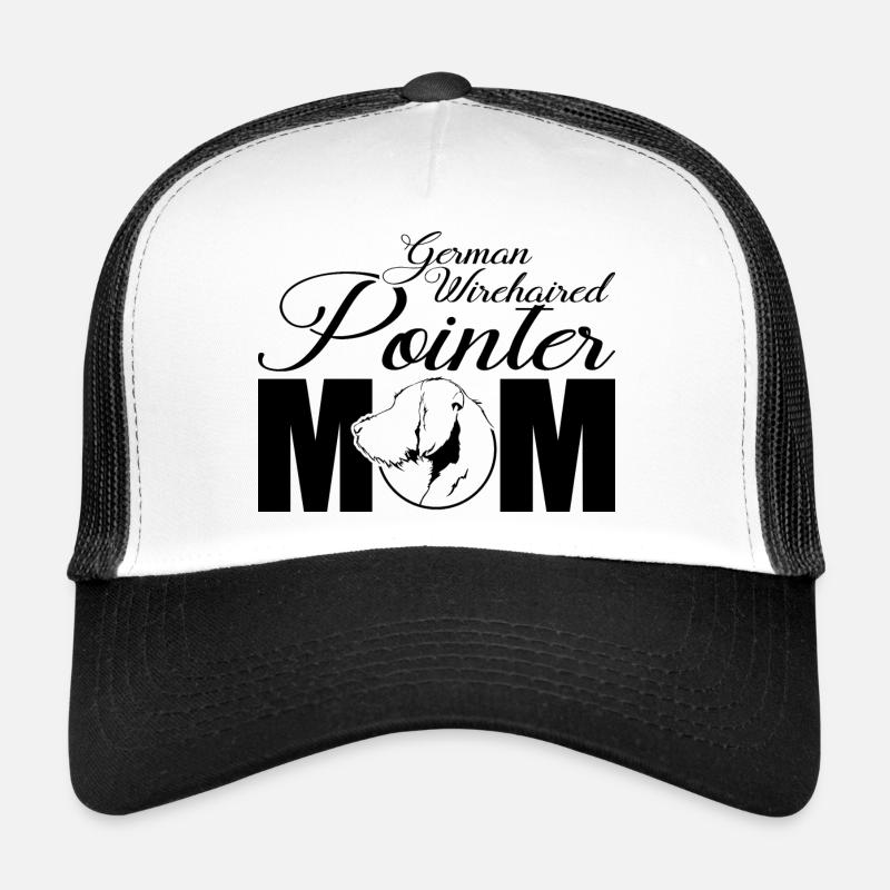 German Wirehaired Pointer Profil Mom Wilsigns Trucker Cap