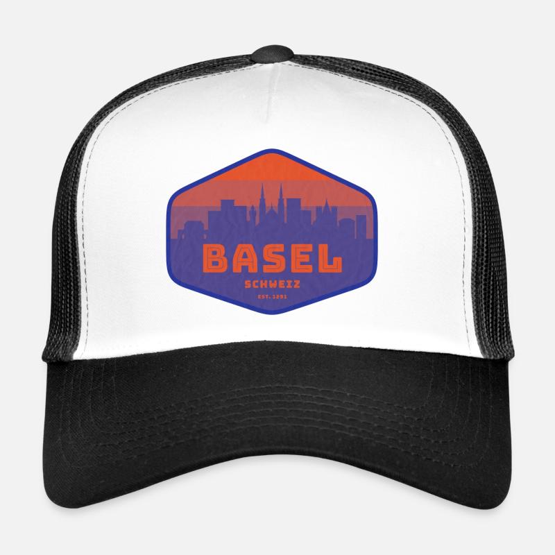 Basel, Switzerland Trucker Cap
