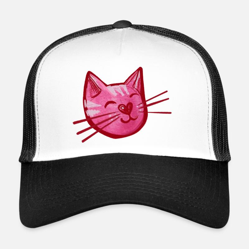 Chat chaton rose Casquette trucker 
