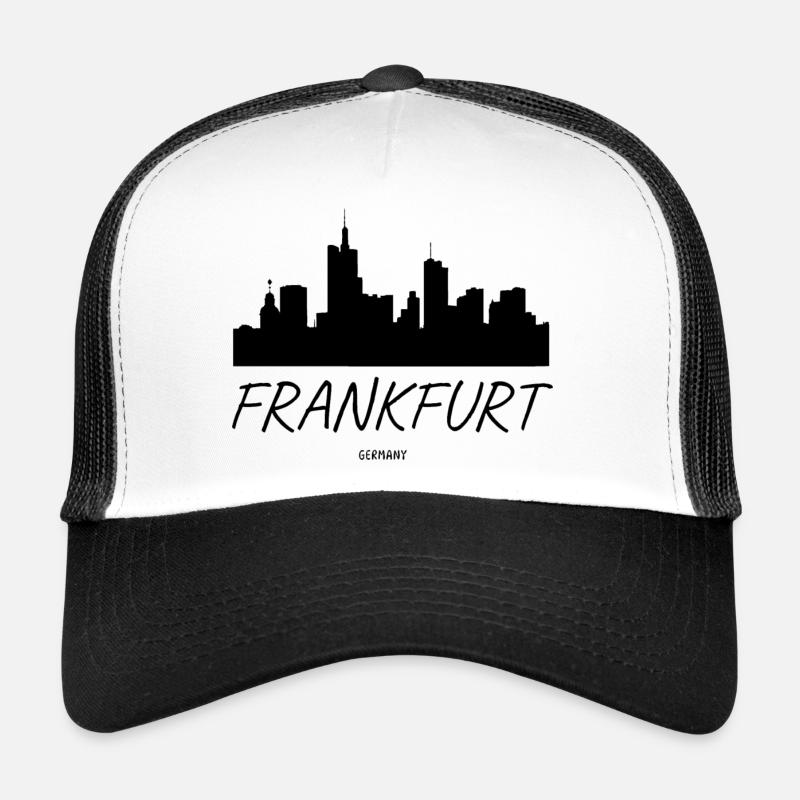 Frankfurt - Trucker Cap - Weiß/Schwarz