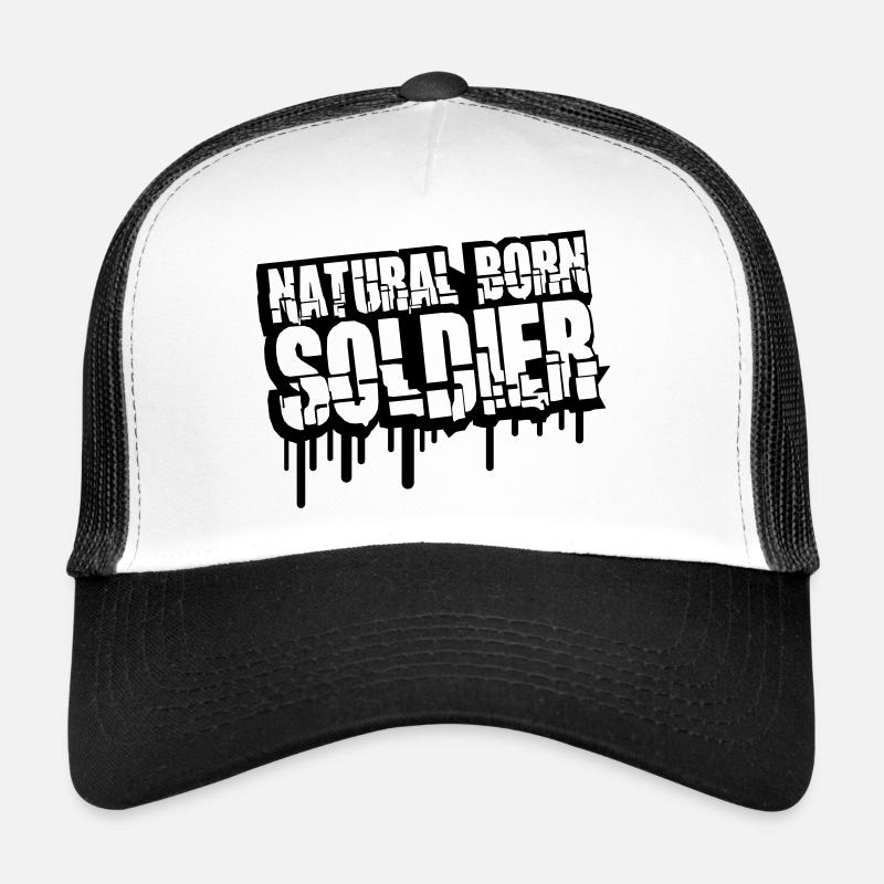 Soldat né guerre général combattant de la liberté Casquette trucker 