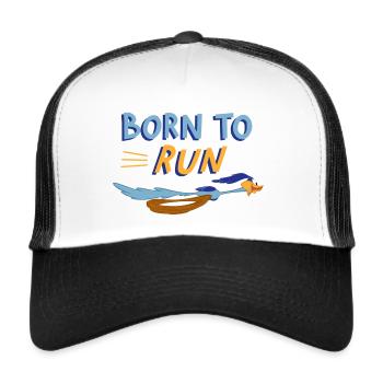 Looney Tunes Bip Bip Born To Run - Casquette trucker  - blanc/noir - Devant