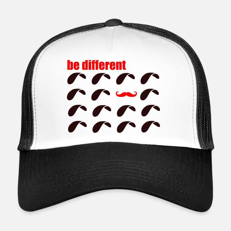 Moustache-be different, paragliding and soaring Trucker Cap
