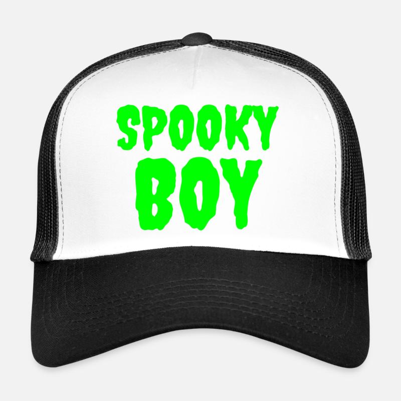 Spooky Boy Halloween Graphic Tee Trucker Cap