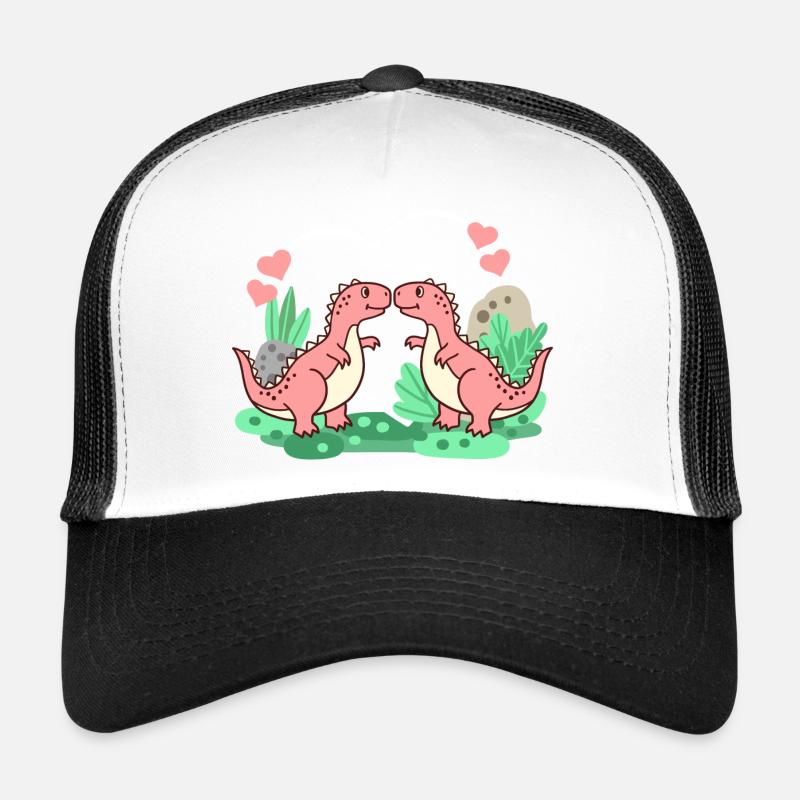 Dinosaurier T-Rex Valentinstag Trucker Cap