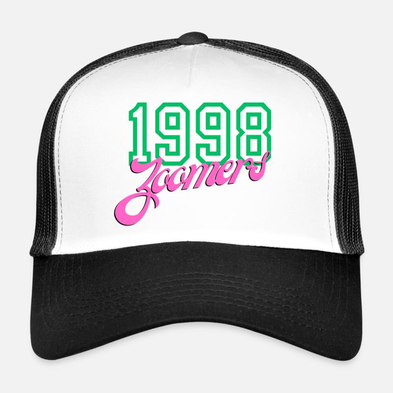 1998 Zoomers Rétro Typographie Design Casquette trucker 