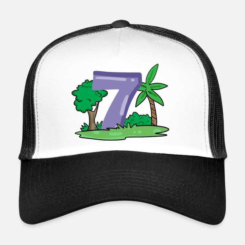 7 Numéro Numéro Motif Sept Casquette trucker 