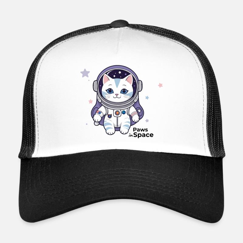 Astronaut Cat Space Cat Design Casquette trucker 