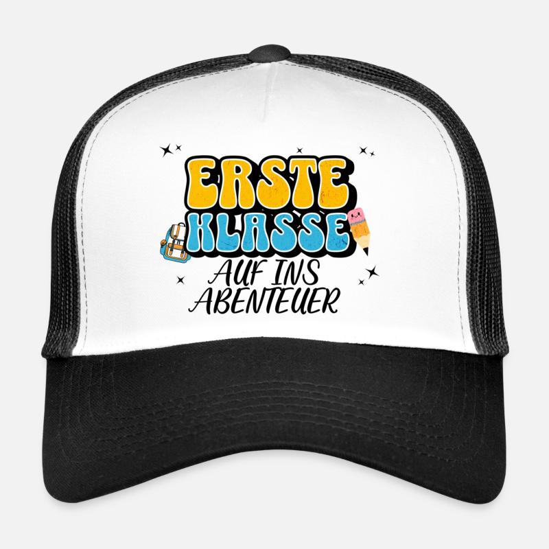Motif d’aventure de première classe Casquette trucker 