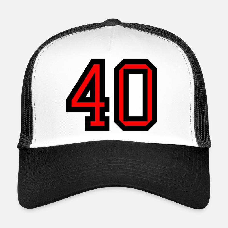 40. 40 ANS. 40e ANNIVERSAIRE. ANNIVERSAIRE 40 ANS. Casquette trucker 