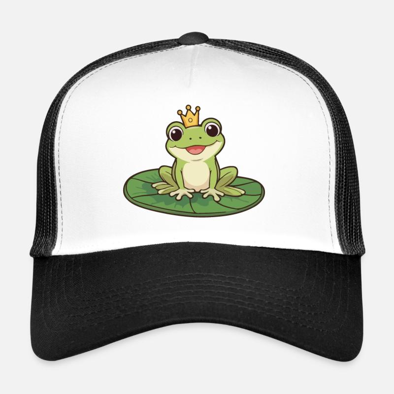 Frog Prince on a Water Lily Trucker Cap