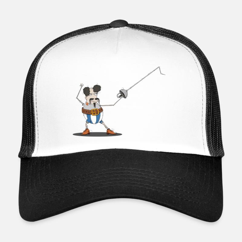 En garde ! - Casquette trucker - blanc/noir