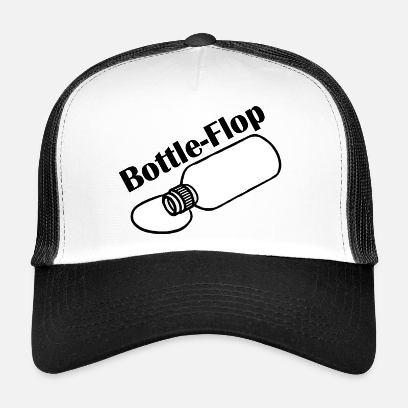 Bottleflop - Bottleflip Parodie Design Trucker Cap