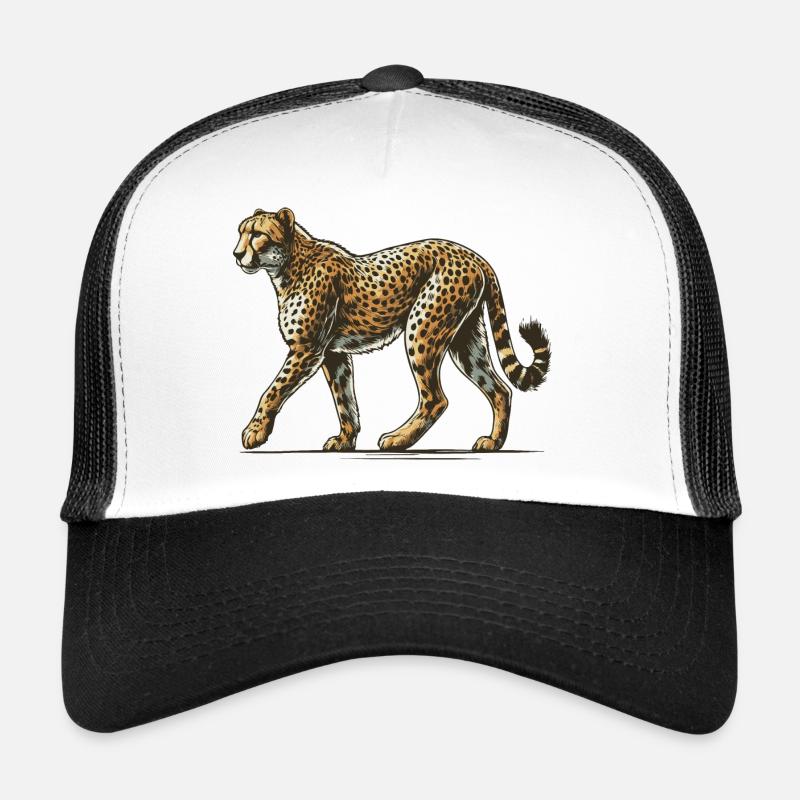 Gepard - Trucker Cap - Weiß/Schwarz
