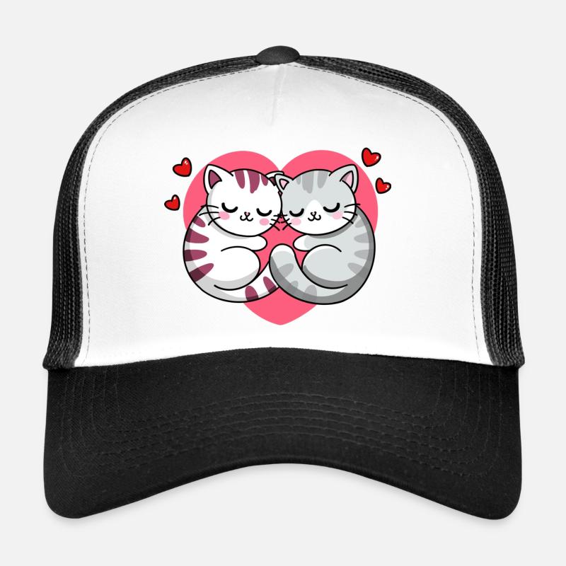 Valentinstag Katzen Trucker Cap
