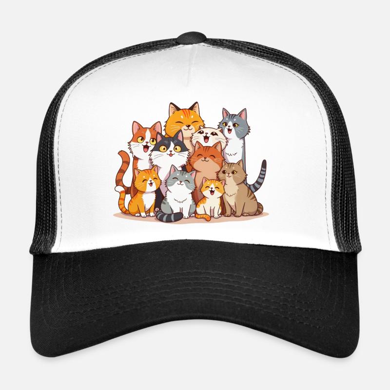 Cat Flock Trucker Cap