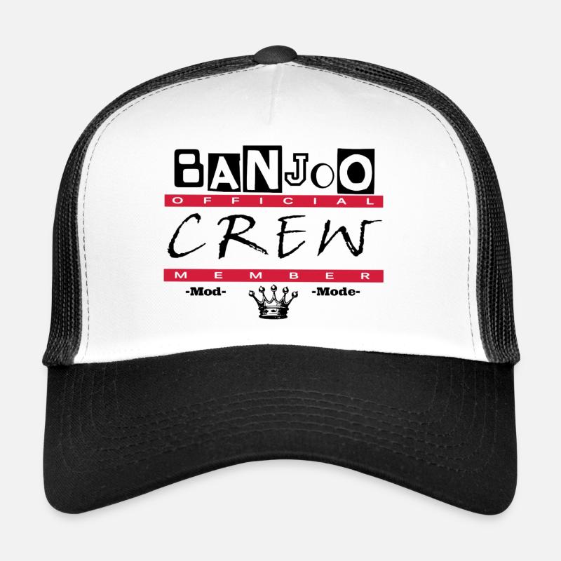Banjoo Crew Moderator Design Trucker Cap
