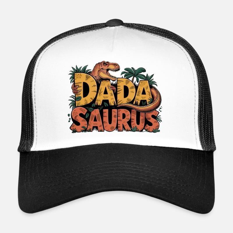 Dinosaurier Papa Saurus Geschenk Papa Trucker Cap
