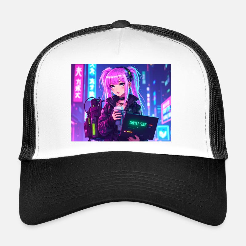 Pink Coder Girl – Compétence : mignonne et élégante Casquette trucker 