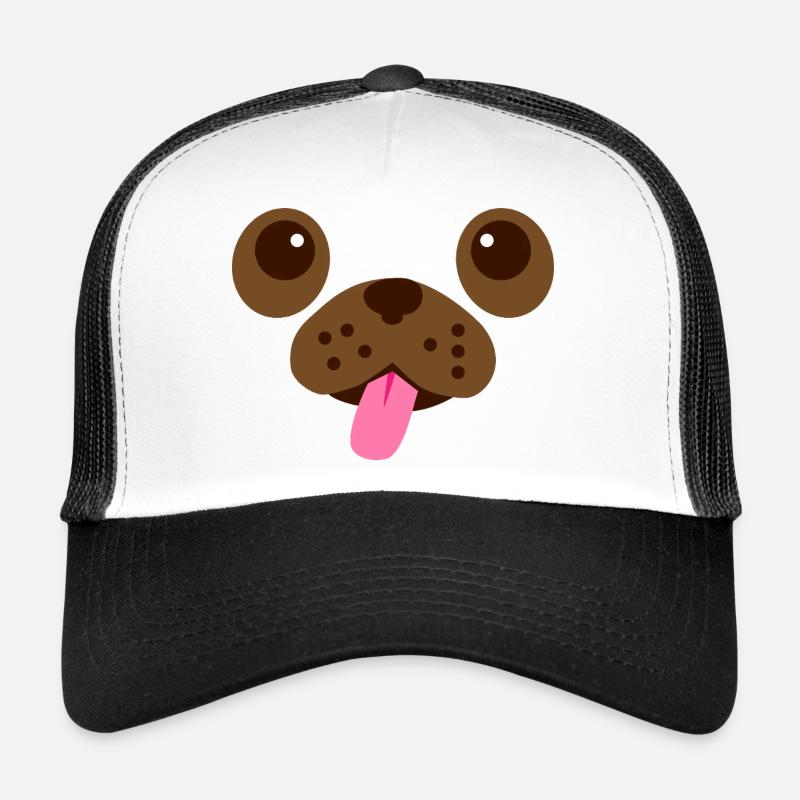 Pug Face Trucker Cap