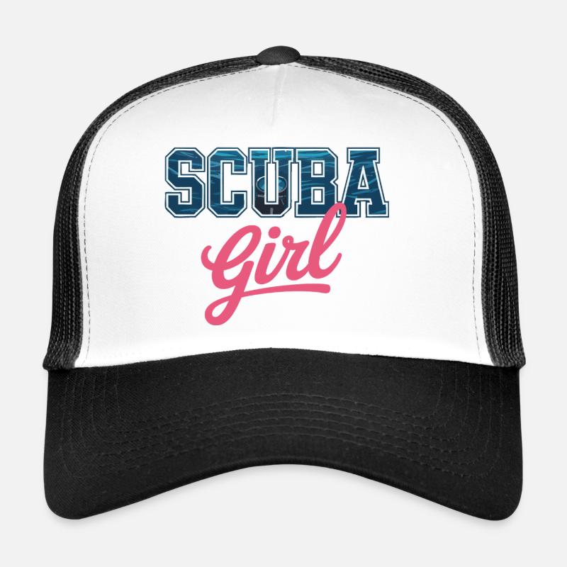 Conception de plongée sous-marine pour fille Casquette trucker 
