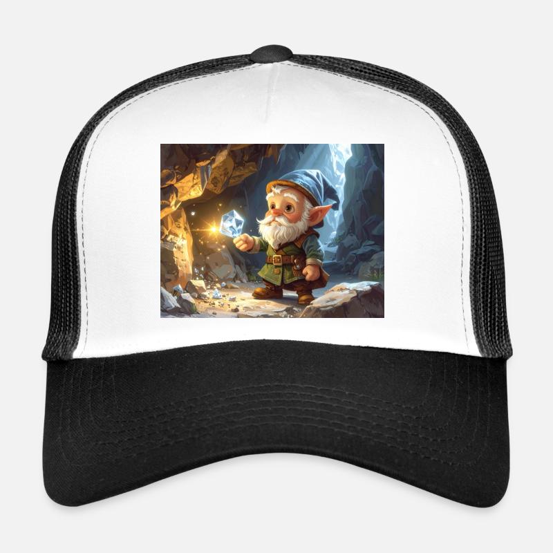 Kristallgnom Höhlenfunken Trucker Cap