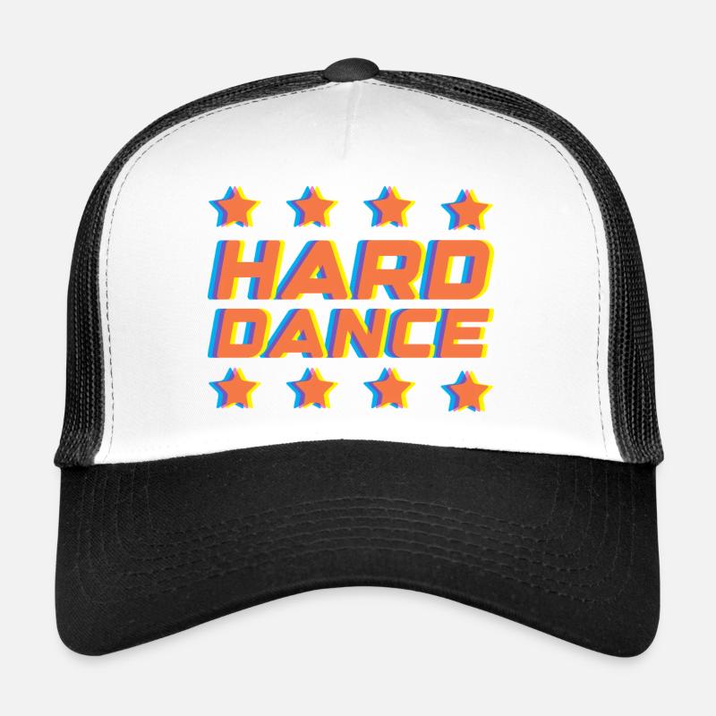 Hard Dance Rétro Neon 3D Casquette trucker 
