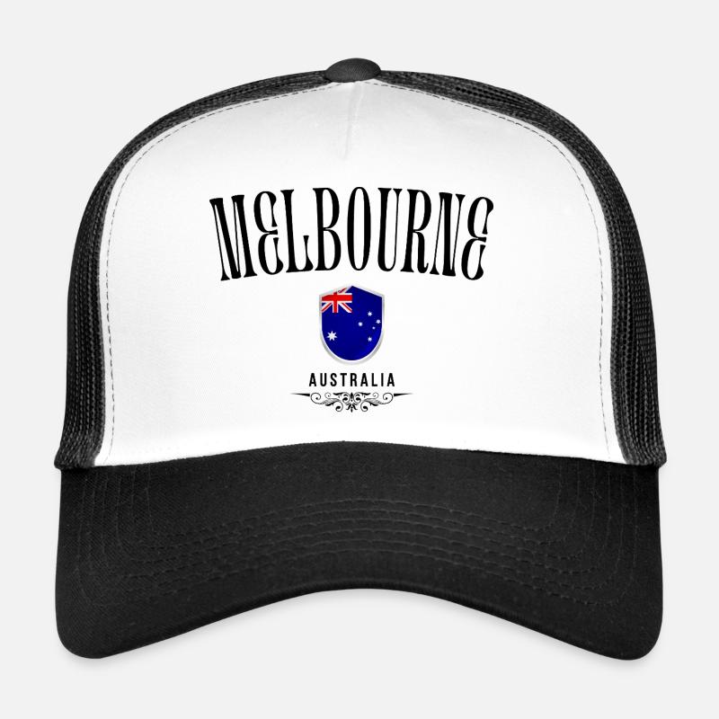 Souvenir Melbourne, Melbourne Australie Casquette trucker 