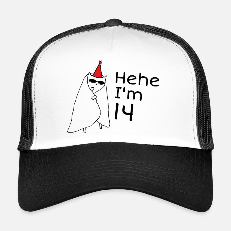 14 Year Anniversary - 14th Anniversary Gift Trucker Cap