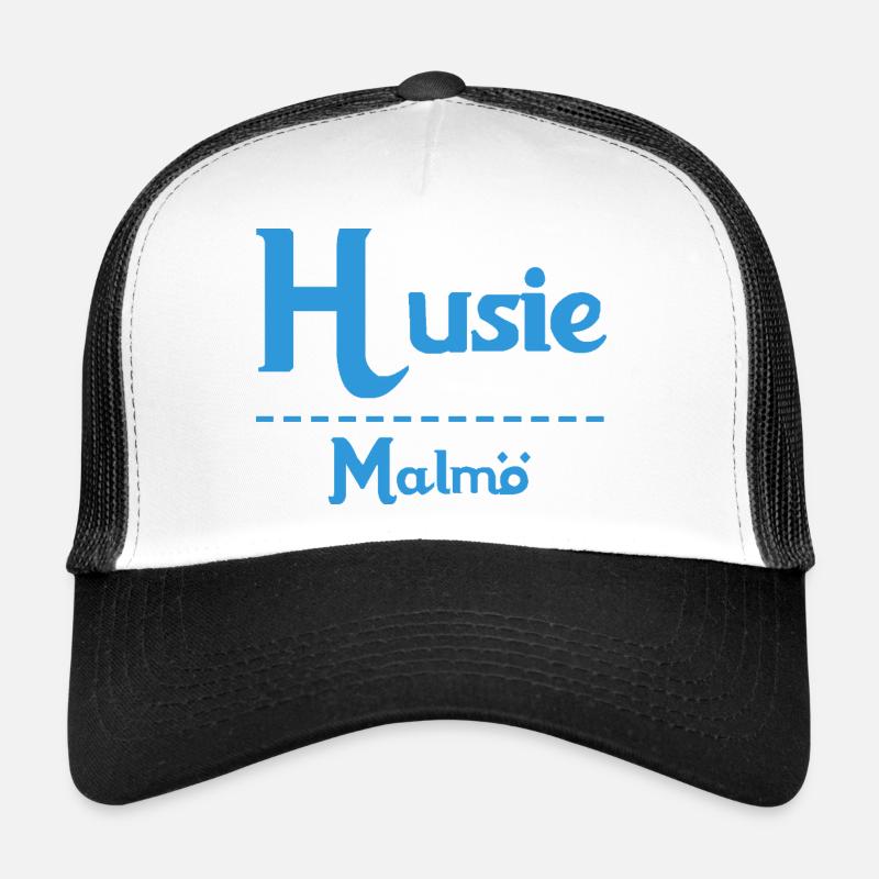 Husie – Malmö Himmelblau-Design Trucker Cap