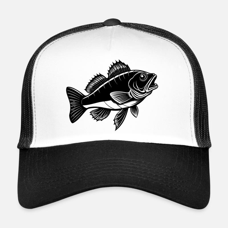 Walleye fish Trucker Cap