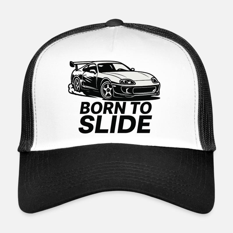 Born to Slide - Trucker Cap - white/black