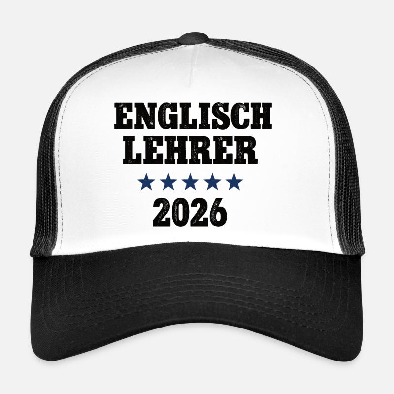 Professeur d’anglais 2026 École d’anglais Casquette trucker 