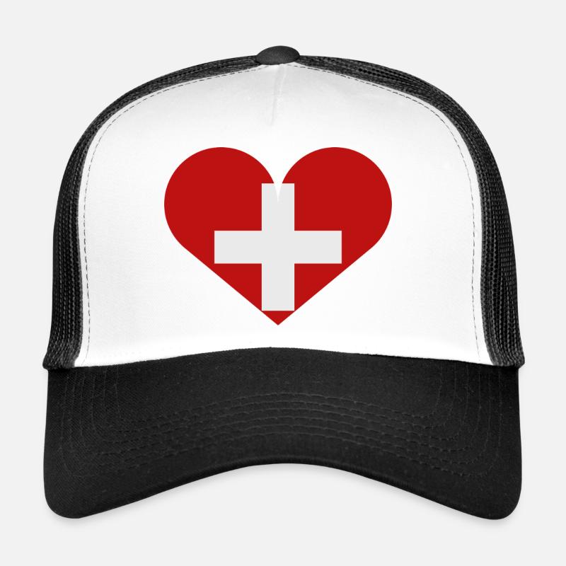 Drapeau suisse Casquette trucker 