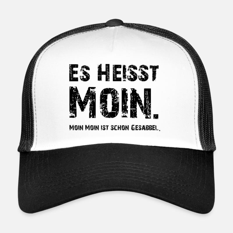 Ça s’appelle Moin - Casquette trucker  - blanc/noir