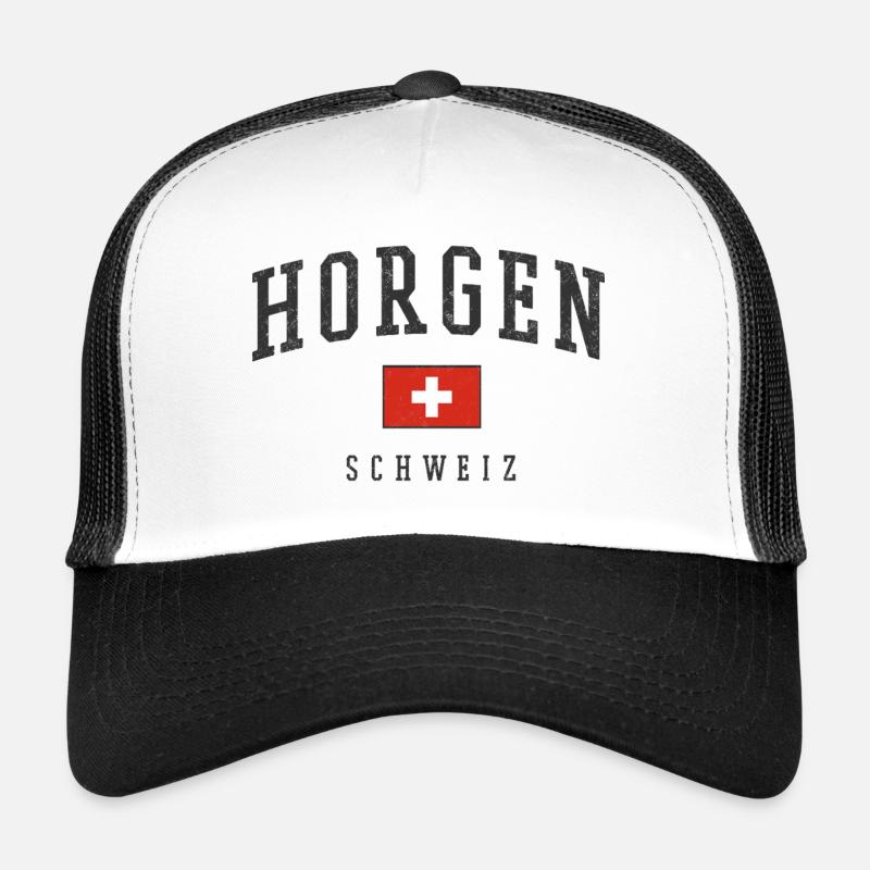 Horgen Switzerland Emblem Trucker Cap