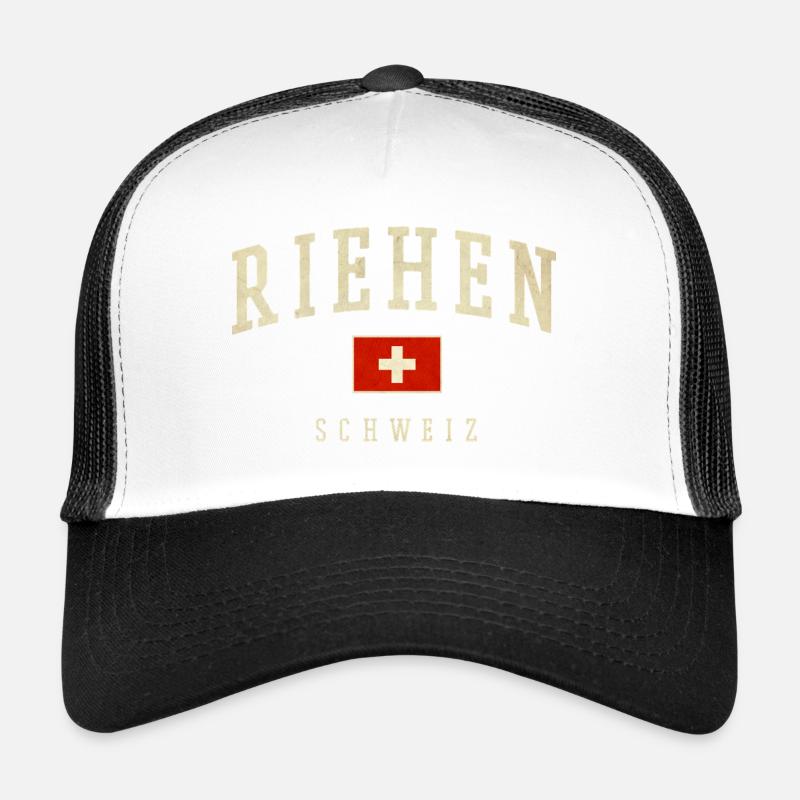 Riehen – identité suisse du canton de Bâle Casquette trucker 