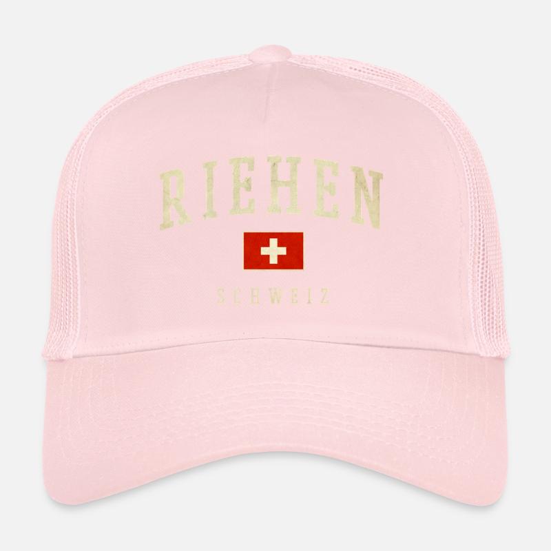Riehen – identité suisse du canton de Bâle Casquette trucker 