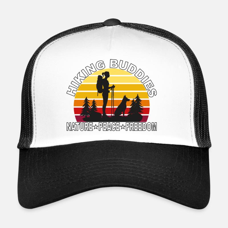 Hiking Buddies - Nature Peace Freedom Trucker Cap