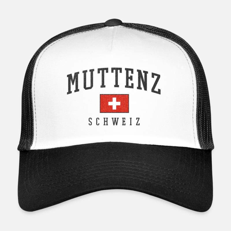Muttentz Schweiz Flag Emblem Trucker Cap