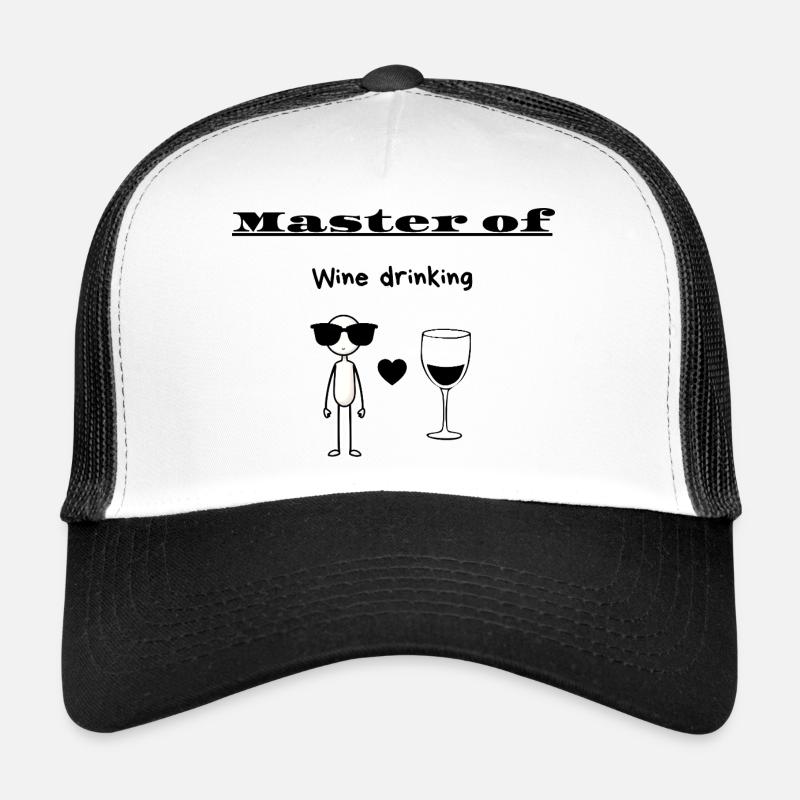 Master of Wine drinking Trucker Cap