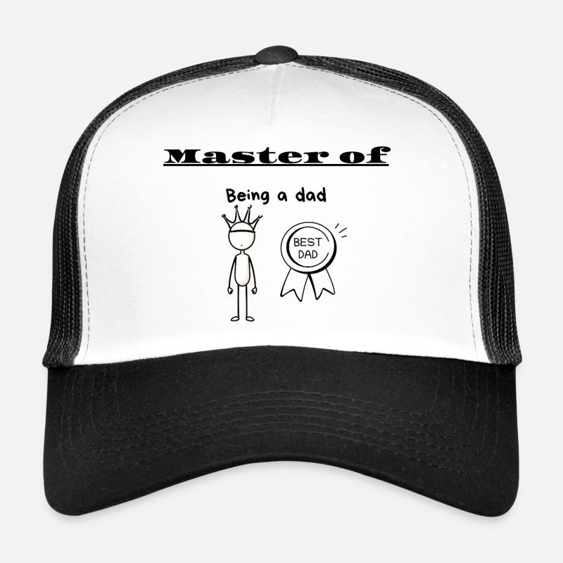 Master of Being a dad - Trucker Cap - white/black