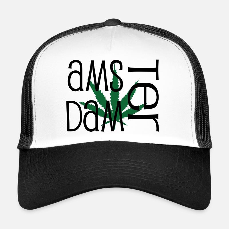 Amsterdam - Cannabis - Weed Casquette trucker 