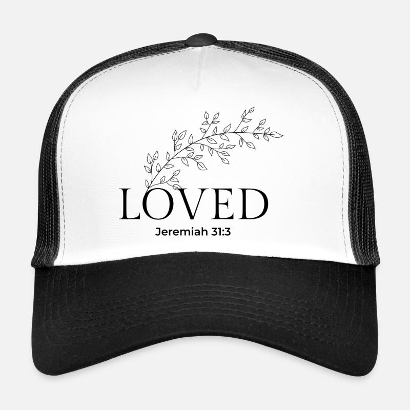 Jérémie aimée 31:3 - Amour éternel chrétien Casquette trucker 