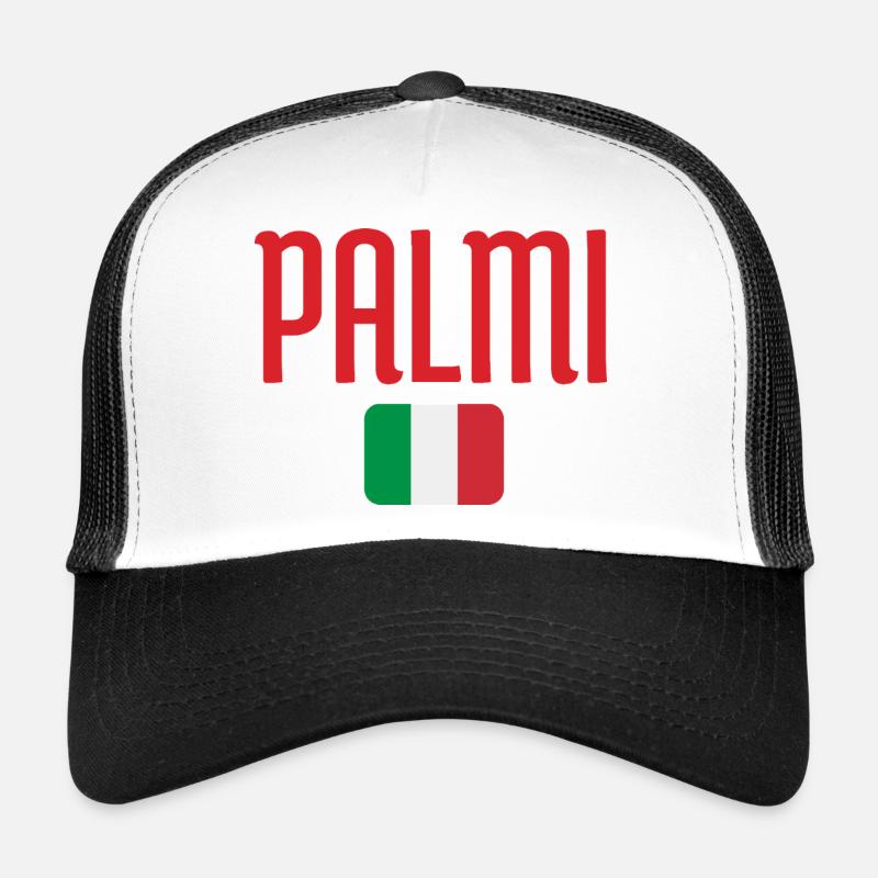 Drapeau italien de Palmi Casquette trucker 