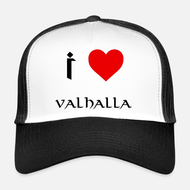 J’adore Valhalla - Casquette trucker  - blanc/noir