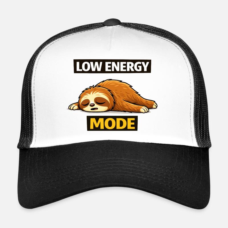 Low Energy Sloth Mode Trucker Cap