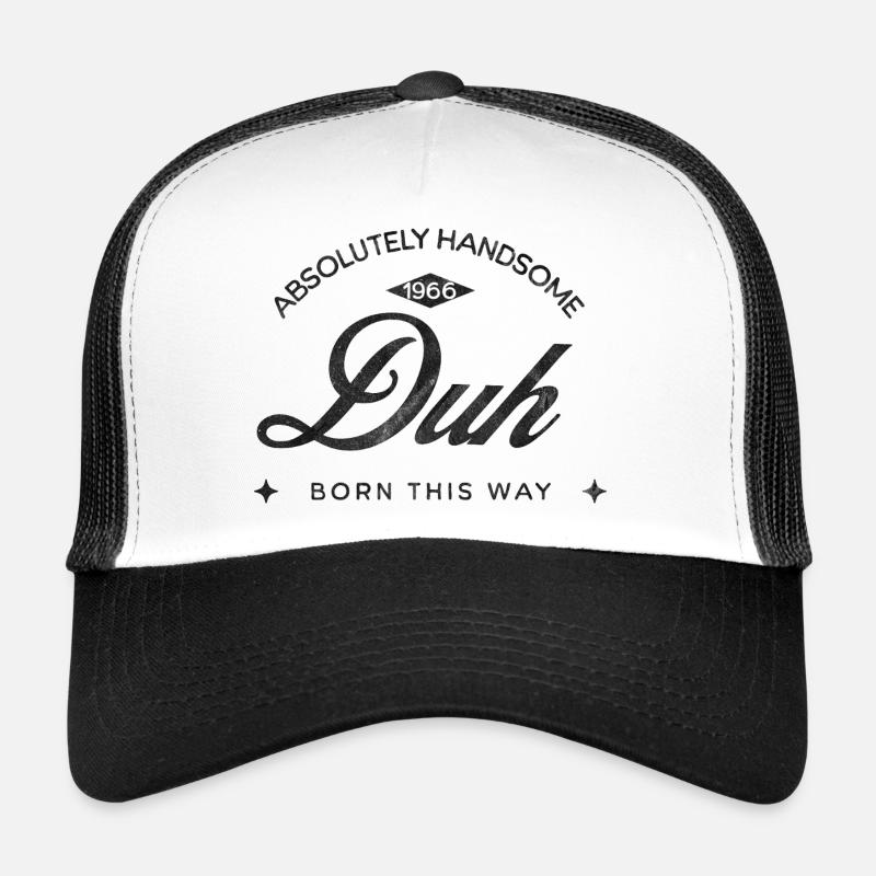 Vintage Born This Way – Absolutely Handsome | round Trucker Cap