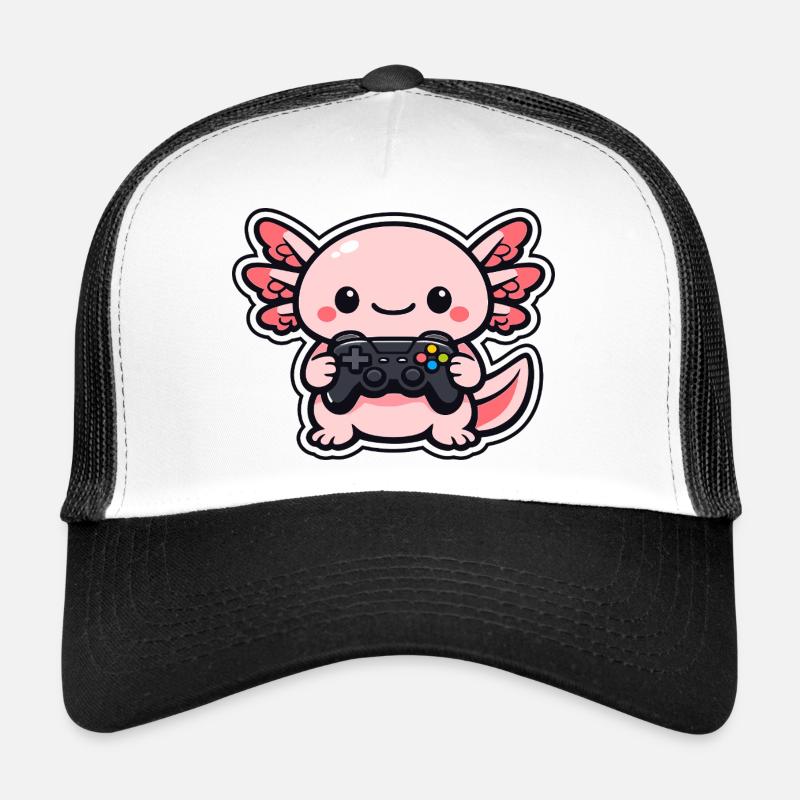Kawaii Gaming-Drache mit Controller Trucker Cap